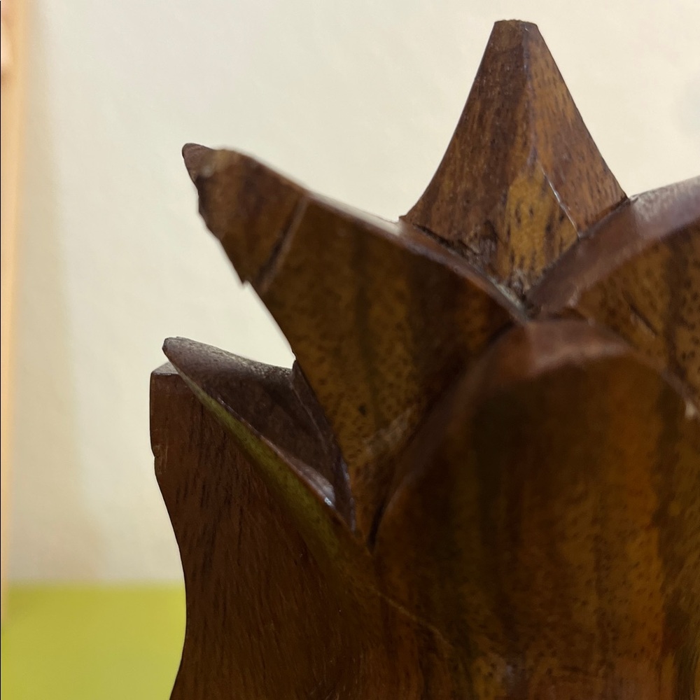 Vintage Pineapple Wooden Bookends - Picture 5 of 6